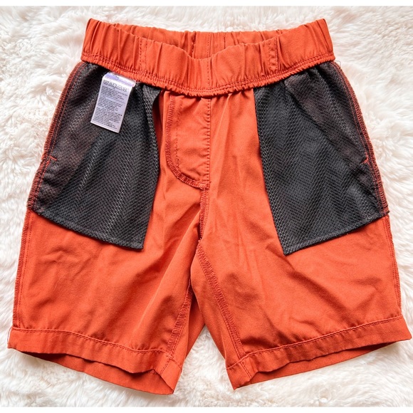 COPY - EUC Old Navy Boys Shorts Swim Trunks Size S 6-7 Burnt Orange With Mesh P… - Picture 4 of 5